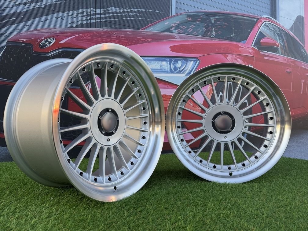 Alpina Classic Style R17X9J 5X112/5X120 ET15 72.6 Silver with black Rivets 2