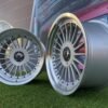 Alpina Classic Style  R19X10J 5X112/5X120 ET20 74.1 Silver with Diamond cut lip and black rivets
