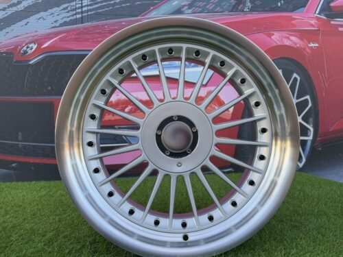 Alpina Classic Style R17X9J 5X112/5X120 ET15 72.6 Silver with black Rivets