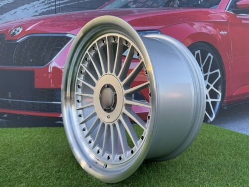 Alpina Classic Style R17X9J 5X112/5X120 ET15 72.6 Silver with black Rivets