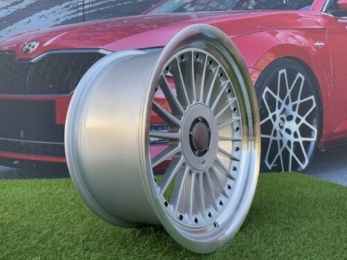 Alpina Classic Style R17X9J 5X112/5X120 ET15 72.6 Silver with black Rivets
