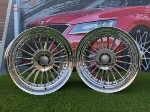 Alpina Classic Style  R17X9J 5X112/5X120 ET15 72.6 Chrome with gold Rivets