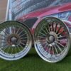 Alpina Classic Style  R17X9J 5X112/5X120 ET15 72.6 Chrome with gold Rivets