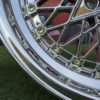 SSR Mesh Formula Style R15X8.25J 4X100 ET20 73.1 Black chrome with Gold Rivets