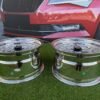 SSR Mesh Formula Style R15X8.25J 4X100 ET20 73.1 Black chrome with Gold Rivets