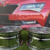 HVN Rotiform Style  R15X8J 4X100 ET10 73.1 Black chrome with Gold Rivets