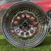 HVN Rotiform Style  R15X8J 4X100 ET10 73.1 Black chrome with Gold Rivets
