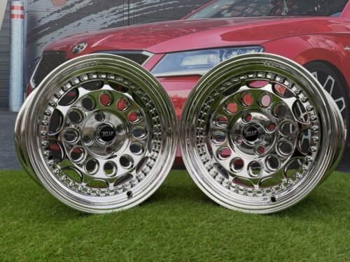 HVN Rotiform Style  R15X8J 4X100 ET10 73.1 Chrome
