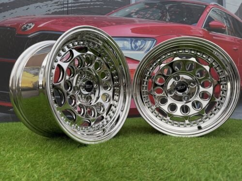 HVN Rotiform Style  R15X8J 4X100 ET10 73.1 Chrome