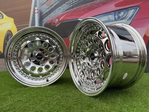 HVN Rotiform Style  R15X8J 4X100 ET10 73.1 Chrome
