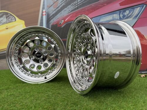 HVN Rotiform Style  R15X8J 4X100 ET10 73.1 Chrome