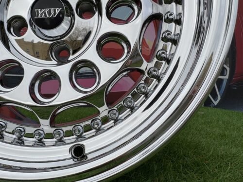 HVN Rotiform Style  R15X8J 4X100 ET10 73.1 Chrome