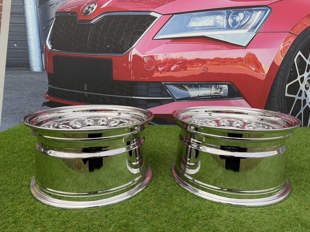 HVN Rotiform Style  R15X8J 4X100 ET10 73.1 Chrome 7