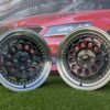HVN Rotiform Style  R15X8J 4X100 ET10 73.1 Grey with Diamond cut lip
