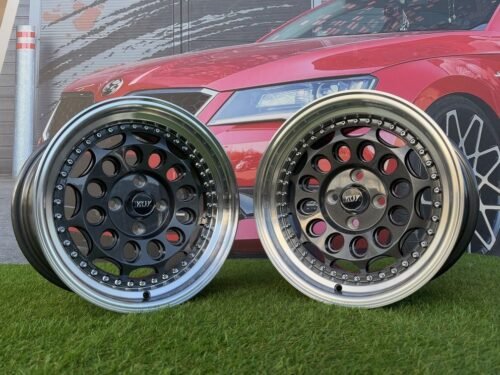 HVN Rotiform Style  R15X8J 4X100 ET10 73.1 Grey with Diamond cut lip