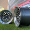 HVN Rotiform Style  R15X8J 4X100 ET10 73.1 Grey with Diamond cut lip