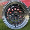 HVN Rotiform Style  R15X8J 4X100 ET10 73.1 Grey with Diamond cut lip
