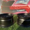 HVN Rotiform Style  R15X8J 4X100 ET10 73.1 Matt Black with Gold rivets