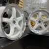 JDM Work Concept Style 18X8.5 5X114.3 ET28 73.1 White with machined lip