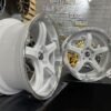 JDM Work Concept Style 18X8.5 5X114.3 ET28 73.1 White with machined lip