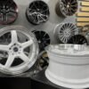 JDM Work Concept Style 18X8.5 5X114.3 ET28 73.1 White with machined lip
