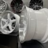 JDM Work Concept Style 18X9.5 5X114.3 ET22 73.1 White with machined lip