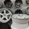 JDM Work Concept Style 18X9.5 5X114.3 ET22 73.1 White with machined lip
