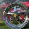 Ferrari Azev Type A Style R17X8.5J 4X100/5x100 ET25 73.1 Chrome