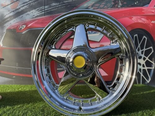 Ferrari Azev Type A Style R17X8.5J 4X100/5x100 ET25 73.1 Chrome
