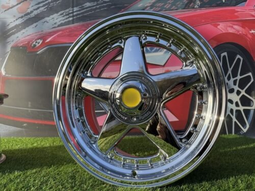Ferrari Azev Type A Style R17X8.5J 4X100/5x100 ET25 73.1 Chrome