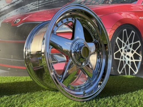 Ferrari Azev Type A Style R17X8.5J 4X100/5x100 ET25 73.1 Chrome