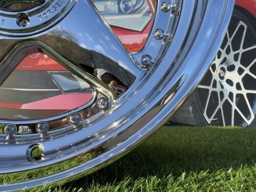 Ferrari Azev Type A Style R17X8.5J 4X100/5x100 ET25 73.1 Chrome