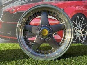 Ferrari Azev Type A Style R17X8.5J 4X100/5X100 ET25 73.1 Gunmetal