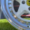 Ferrari 348 Style R15X8.25J 4X100 ET25 73.1 White with Diamond cut lip and gold rivets