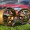 Ferrari 348 Style R17X8.5J 4X100 ET30 73.1 Bronze with silver rivets