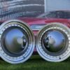 Smoothie Classic Style R17X7.5J 4X100/4X114.3 ET30 73.1 Grey with Diamond cut lip and silver rivets