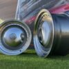 Smoothie Classic Style R17X7.5J 4X100/4X114.3 ET30 73.1 Grey with Diamond cut lip and silver rivets