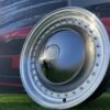 Smoothie Classic Style R17X7.5J 4X100/4X114.3 ET30 73.1 Grey with Diamond cut lip and silver rivets