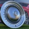 Smoothie Classic Style R17X7.5J 4X100/4X114.3 ET30 73.1 Grey with Diamond cut lip and silver rivets