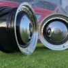 Smoothie Classic Style R17X7.5J 5X100/5X112 ET30 73.1 Gloss Black with Diamond cut lip and gold rivets