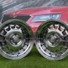 VW Classic Steel Type 2 Style R15X8.25J 4X100 ET20 73.1 Black Chrome