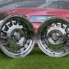 VW Classic Steel Type 2 Style R15X8.25J 4X100 ET20 73.1 Black Chrome