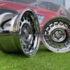 VW Classic Steel Type 2 Style R15X8.25J 4X100 ET20 73.1 Black Chrome