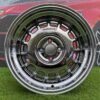 VW Classic Steel Type 2 Style R15X8.25J 4X100 ET20 73.1 Black Chrome