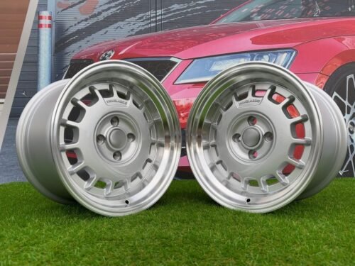 VW Classic Steel Type 2 Style R15X8.25J 4X100 ET20 73.1 Silver