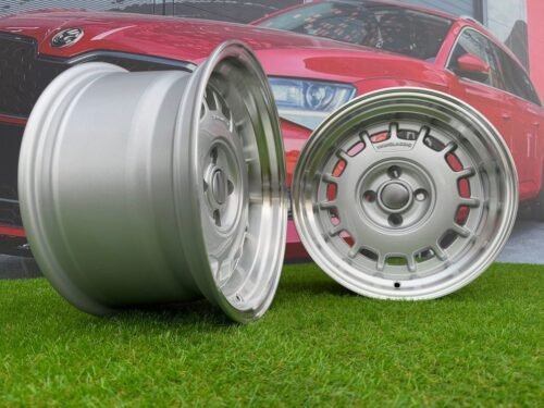 VW Classic Steel Type 2 Style R15X8.25J 4X100 ET20 73.1 Silver