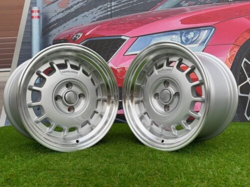 VW Classic Steel Type 2 Style R15X8.25J 4X100 ET20 73.1 Silver