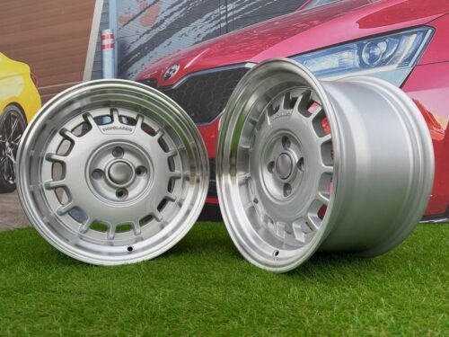 VW Classic Steel Type 2 Style R15X8.25J 4X100 ET20 73.1 Silver