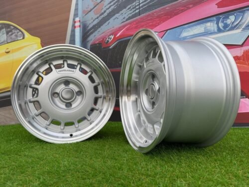 VW Classic Steel Type 2 Style R15X8.25J 4X100 ET20 73.1 Silver