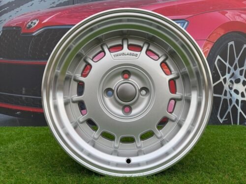 VW Classic Steel Type 2 Style R15X8.25J 4X100 ET20 73.1 Silver